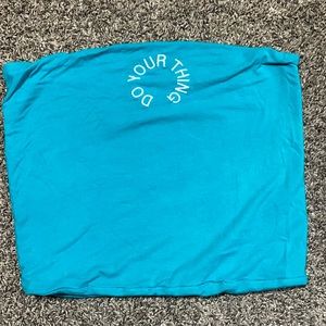 Ocean Blue Crop Top Size L